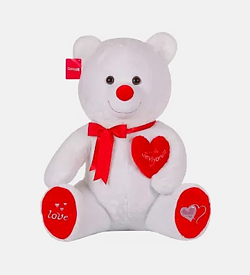 Yumoş Ayı 47 cm Beyaz