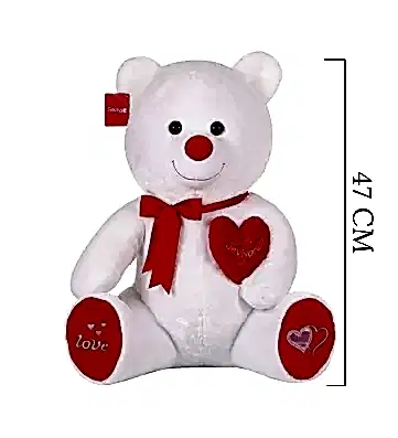Yumoş Ayı 47 cm Beyaz