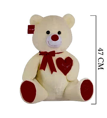 Yumoş Ayı 47 cm Ekru