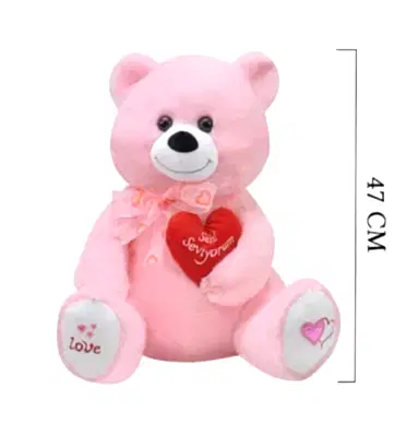 Yumoş Ayı 47 cm Pembe