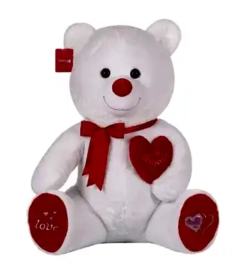 Tıkıl Ayı 70 cm Beyaz