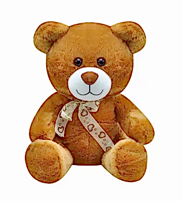 OTURAN AYI 37 CM KAHVERENGİ