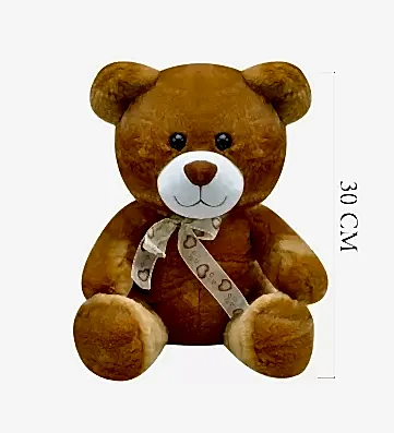 OTURAN AYI 30 CM KAHVERENGİ