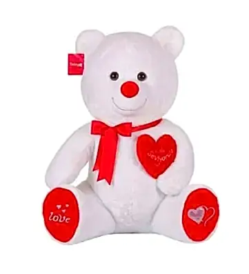 Tıkıl Ayı 57 cm Beyaz