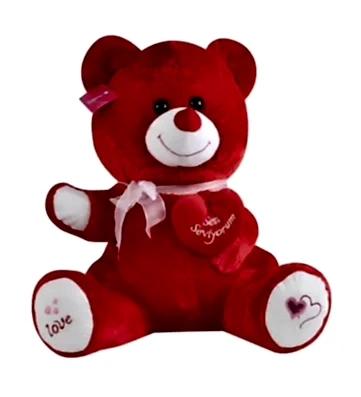 Tıkıl Ayı 57 cm Kırmızı