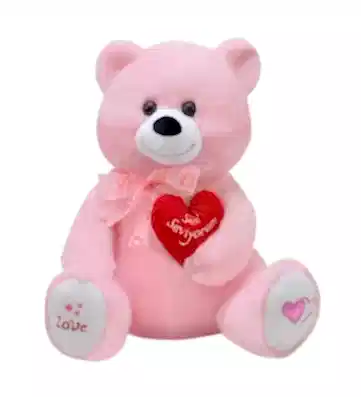 Tıkıl Ayı 57 cm Pembe