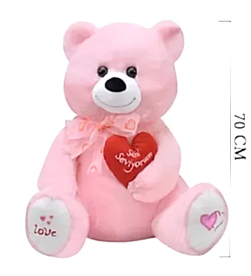 Tıkıl Ayı 70 cm Pembe